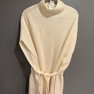 MaxMara Cream Turtleneck Sweater